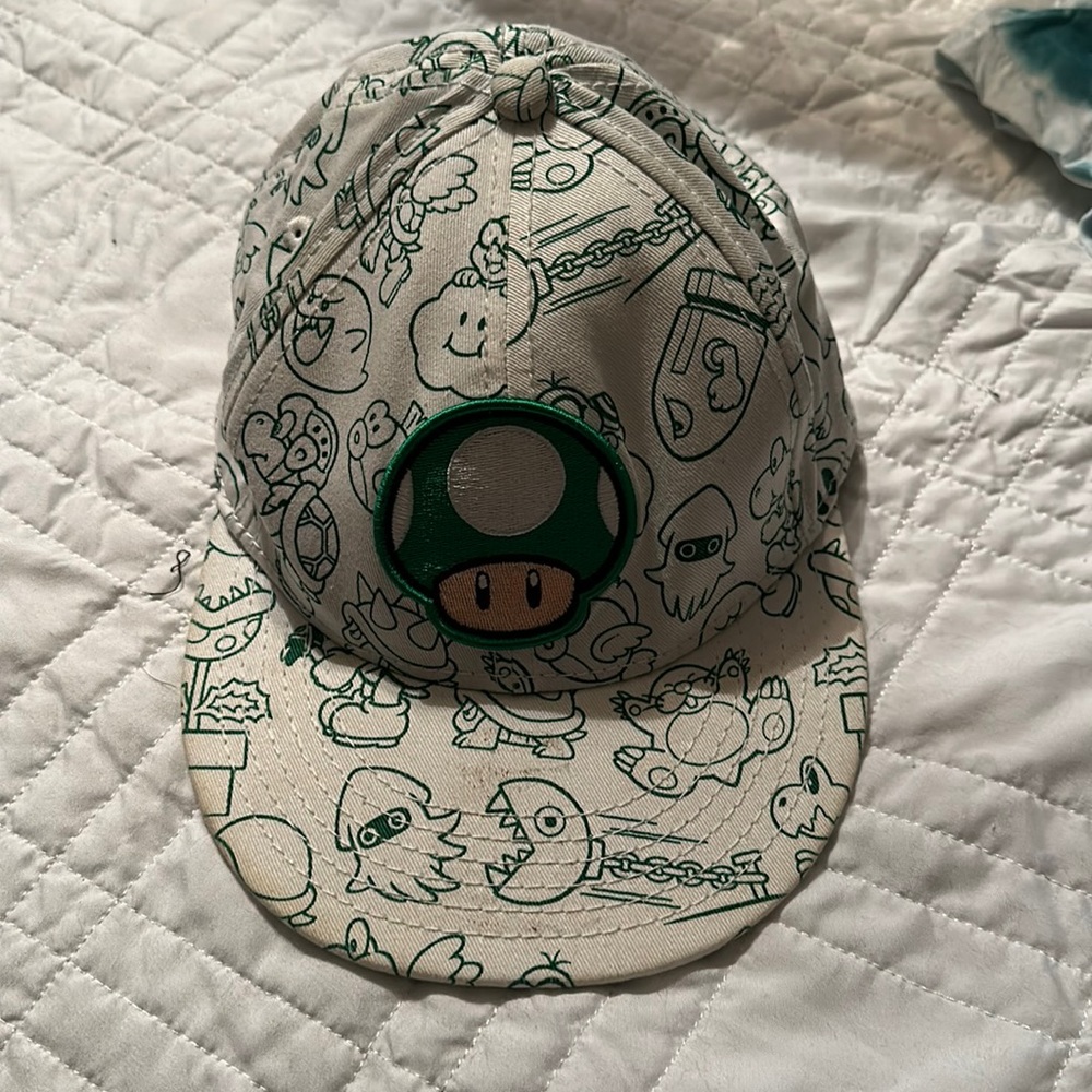 Youth Super Mario Hat NWOT